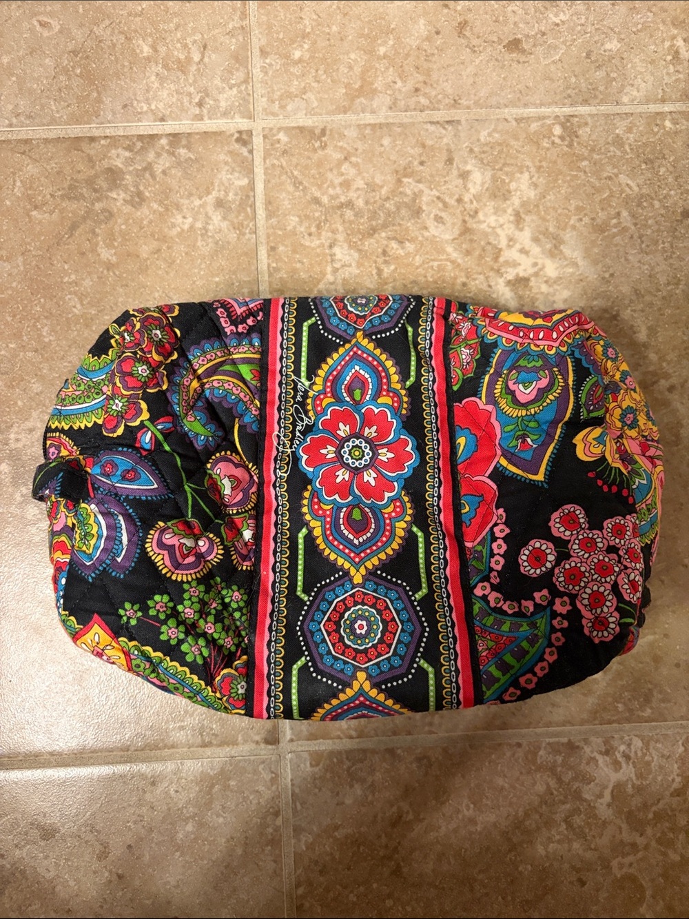 Large Vera Bradley makeup/cosmetic bag